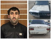Salyanda avtoxuliqanlıq edən sürücü həbs edildi (FOTO/VİDEO)