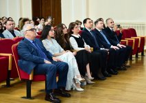Heydər Əliyev Fondunun vitse-prezidenti Leyla Əliyeva Bakı Musiqi Akademiyasında tələbə və gənclərin konsertində iştirak edib (FOTO)