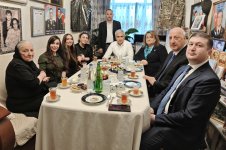 Heydər Əliyev Fondunun vitse-prezidenti Leyla Əliyeva və Arzu Əliyeva Polad Həşimovun evində olublar (FOTO)