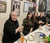Heydər Əliyev Fondunun vitse-prezidenti Leyla Əliyeva və Arzu Əliyeva Polad Həşimovun evində olublar (FOTO)