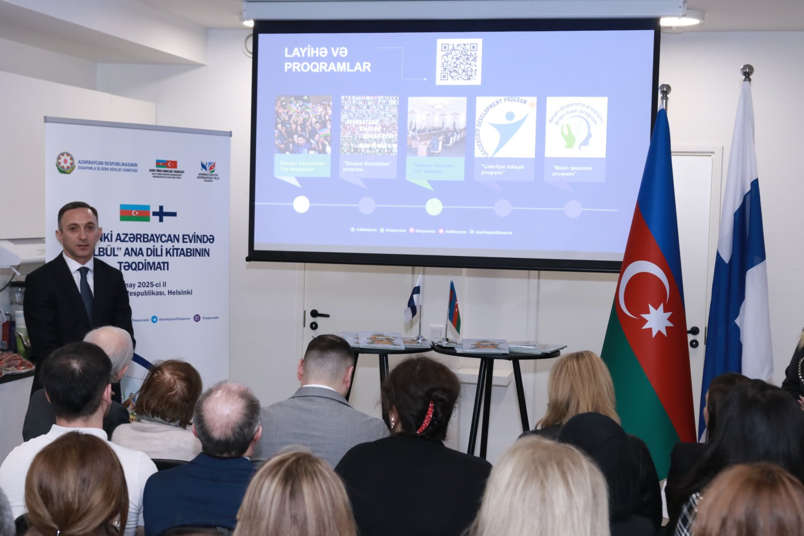 Helsinki Azərbaycan Evində icma üzvləri ilə görüş keçirilib (FOTO)