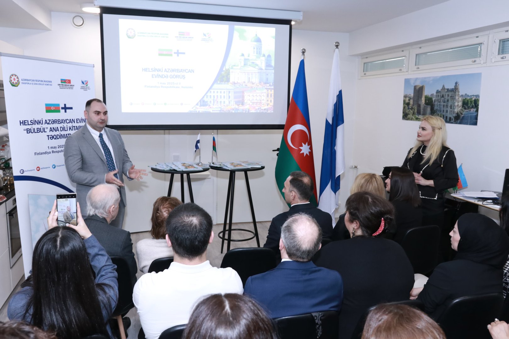 Helsinki Azərbaycan Evində icma üzvləri ilə görüş keçirilib (FOTO)