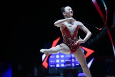 Bakıda “Bədii gimnastika üzrə Avropa kuboku”nun ikinci günü keçirilir (FOTO)