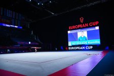Bakıda “Bədii gimnastika üzrə Avropa kuboku”nun ikinci günü keçirilir (FOTO)
