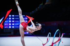 Bakıda “Bədii gimnastika üzrə Avropa kuboku”nun ikinci günü keçirilir (FOTO)