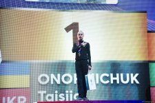 Ukraynalı gimnast Bakıda keçirilən "Bədii gimnastika üzrə Avropa Kuboku"nda 3 qızıl medal qazandı