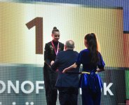 Ukraynalı gimnast Bakıda keçirilən "Bədii gimnastika üzrə Avropa Kuboku"nda 3 qızıl medal qazandı