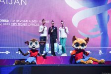 Ukraynalı gimnast Bakıda keçirilən "Bədii gimnastika üzrə Avropa Kuboku"nda 3 qızıl medal qazandı