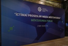Bakıda “İctimai proseslər media müstəvisində” mövzusunda II Forum keçirilib (FOTO)
