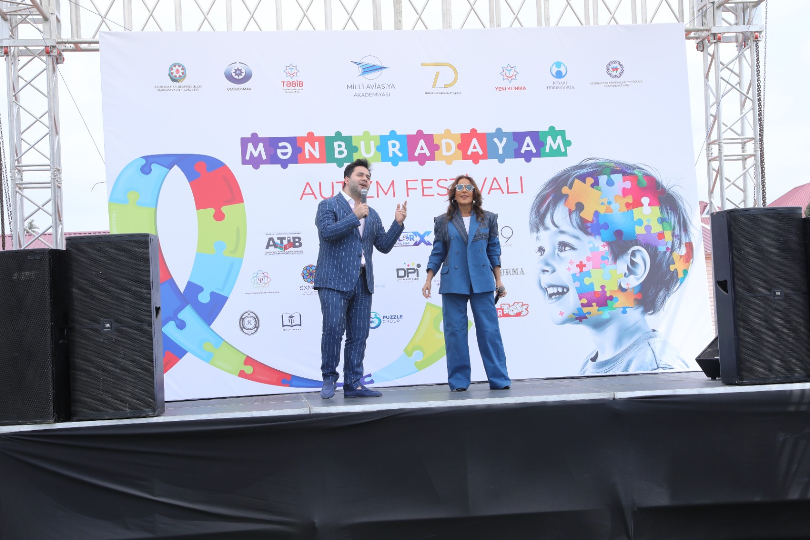 “Mən burdayam” mövzusunda autizmli uşaqlar üçün festival keçirilib (FOTO)