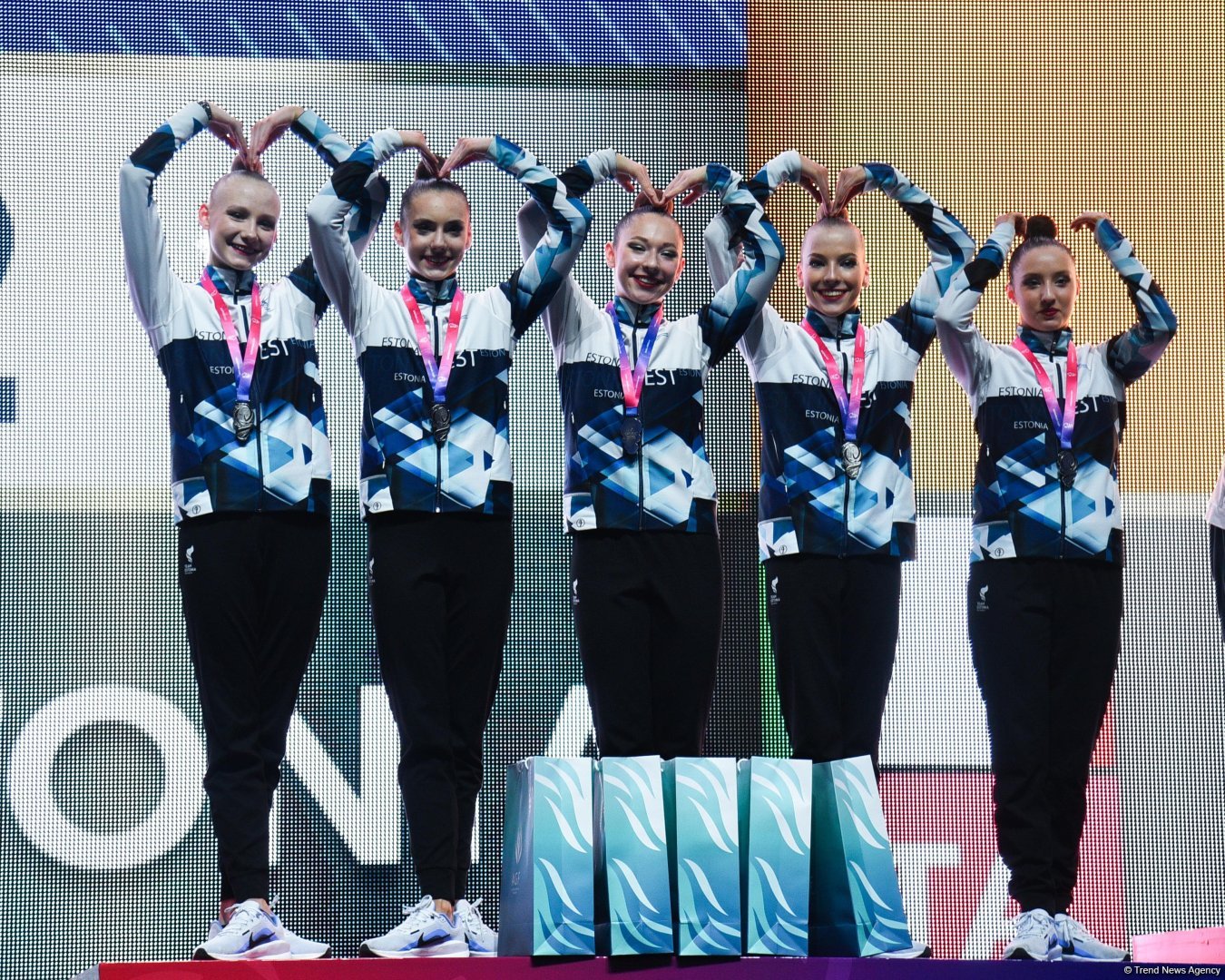Azərbaycan komandası Bakıda keçirilən "Bədii gimnastika üzrə Avropa Kuboku"nda qızıl medal qazandı (FOTO)