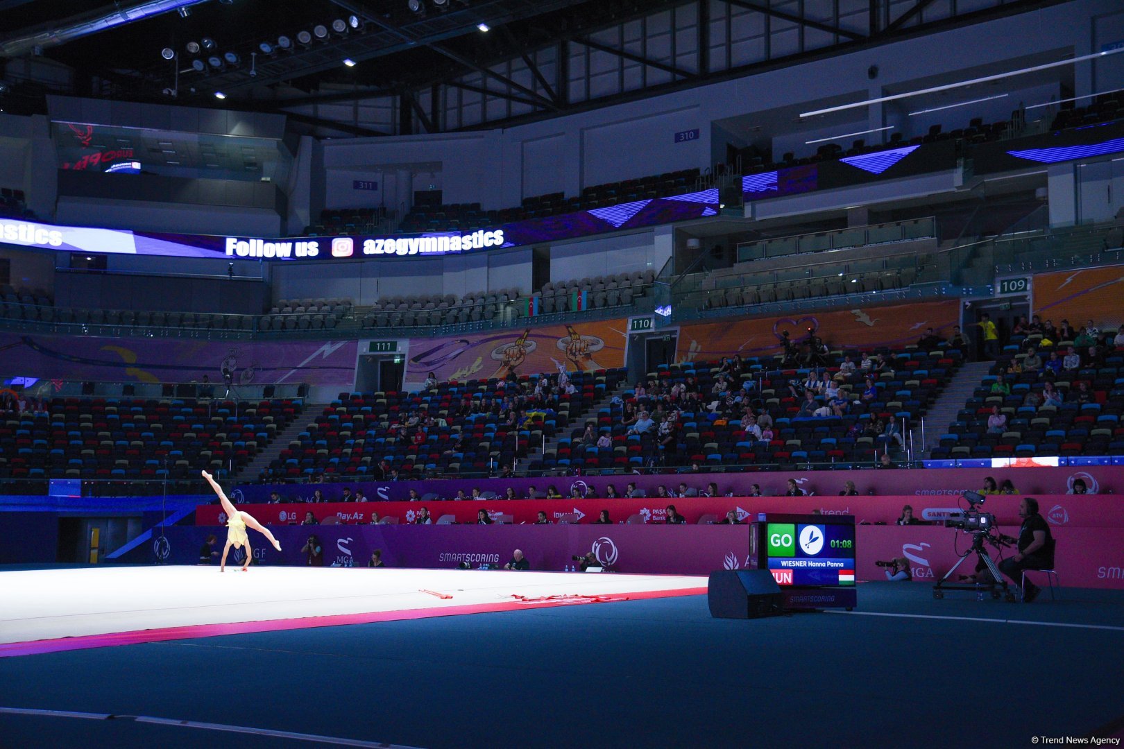 Bakıda “Bədii gimnastika üzrə Avropa kuboku”nun ikinci günü keçirilir (FOTO)
