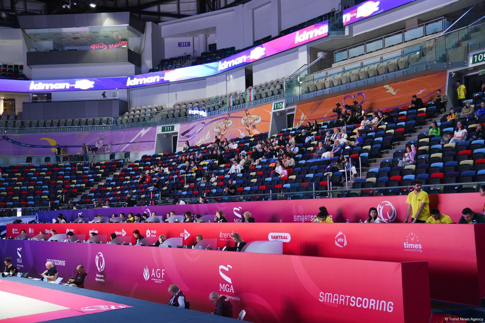 Bakıda “Bədii gimnastika üzrə Avropa kuboku”nun ikinci günü keçirilir (FOTO)