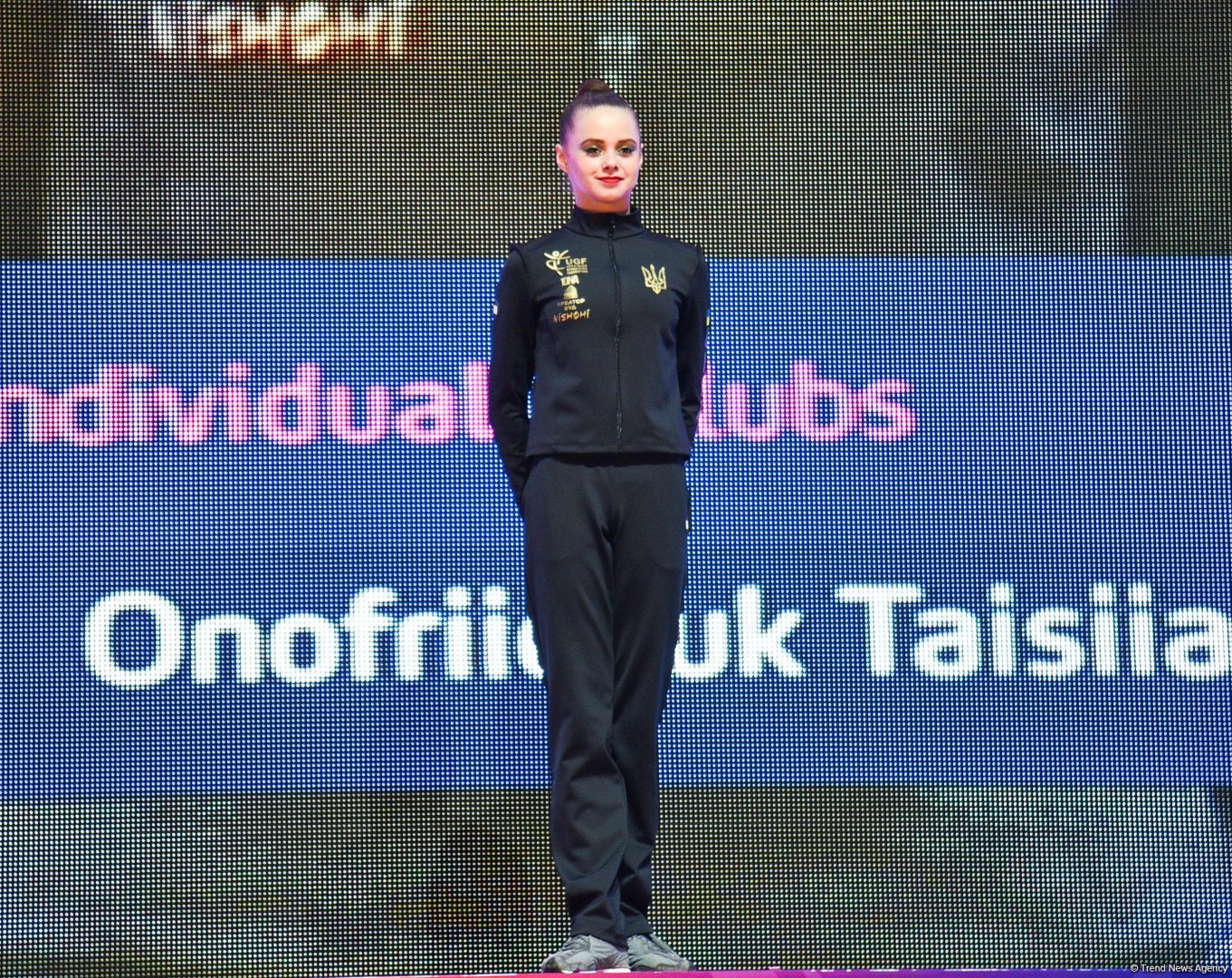 Ukraynalı gimnast Bakıda keçirilən "Bədii gimnastika üzrə Avropa Kuboku"nda 3 qızıl medal qazandı