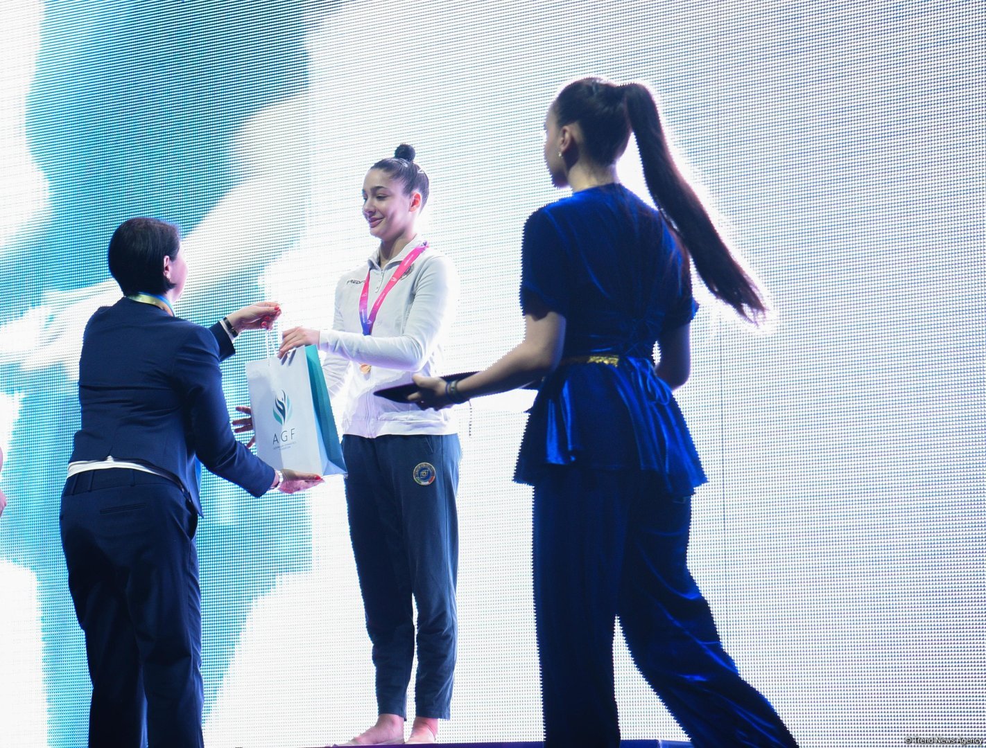 Ukraynalı gimnast Bakıda keçirilən "Bədii gimnastika üzrə Avropa Kuboku"nda 3 qızıl medal qazandı