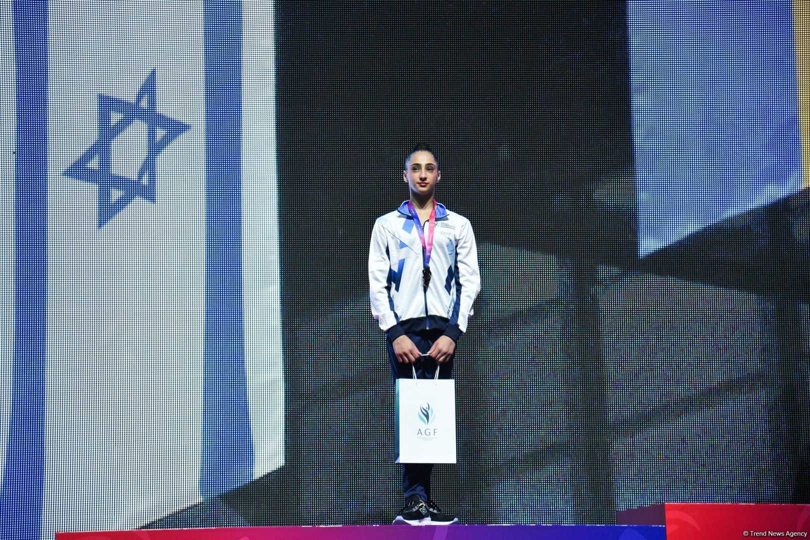 Ukraynalı gimnast Bakıda keçirilən "Bədii gimnastika üzrə Avropa Kuboku"nda 3 qızıl medal qazandı