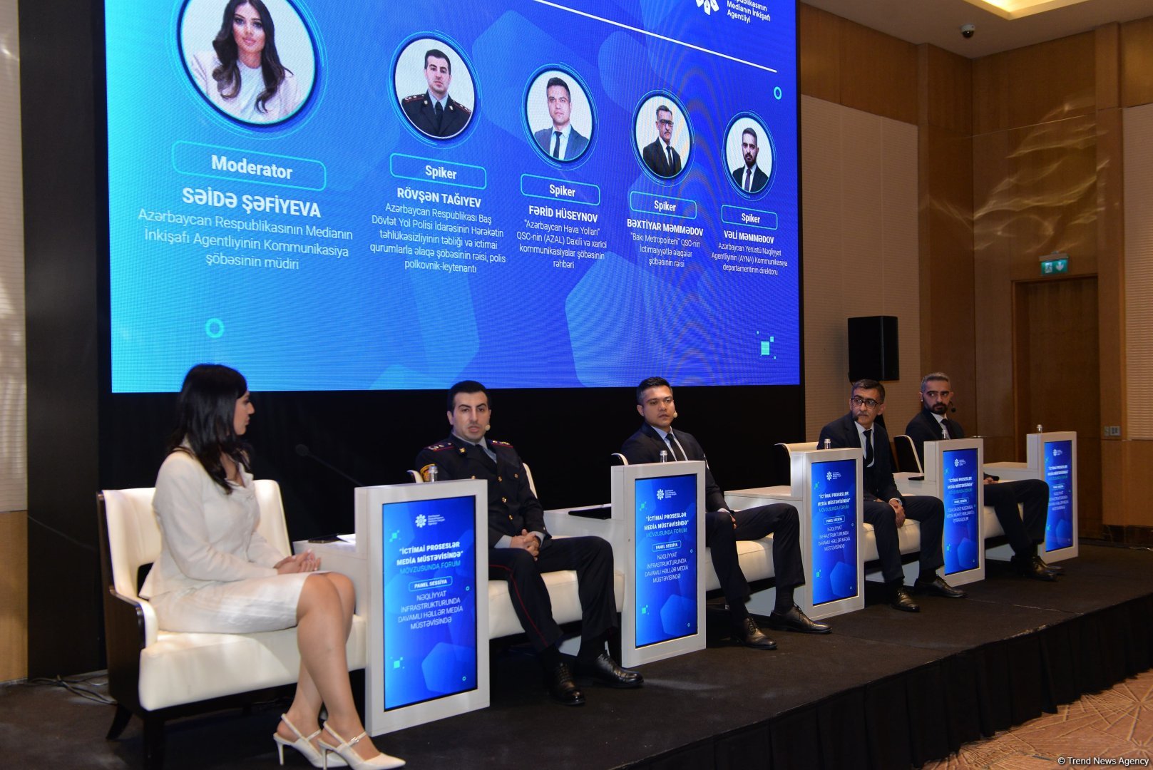 “Nəqliyyat infrastrukturunda davamlı həllər media müstəvisində” adlı panel sessiya keçirilib (FOTO)
