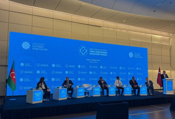 Bakıda “Dildə, Fikirdə, Əməldə Birlik: Türk Dünyasının Gələcəyi’’ adlı panel keçirilib (FOTO)