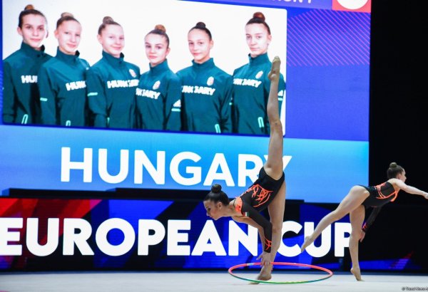 Bakıda “Bədii gimnastika üzrə Avropa kuboku”nun üçüncü günü start götürüb (FOTO)
