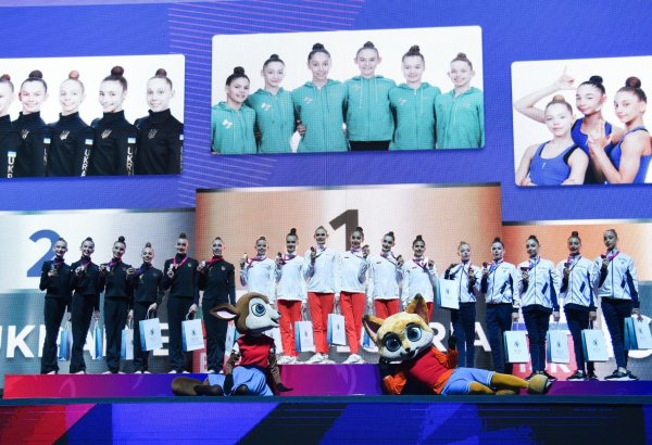 Bakıda keçirilən “Bədii gimnastika üzrə Avropa kuboku”nun üçüncü günündə qaliblər məlum olub (FOTO)