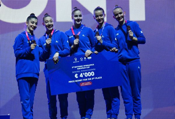 Azərbaycan komandası bədii gimnastika üzrə Avropa Kubokunda bürünc medal qazandı (FOTO)