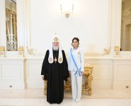 Prezident İlham Əliyev və Birinci xanım Mehriban Əliyevа Moskvanın və Bütün Rusiyanın Patriarxı Kirill ilə görüşüblər (FOTO/VİDEO) (YENİLƏNİB)
