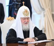 Prezident İlham Əliyev və Birinci xanım Mehriban Əliyevа Moskvanın və Bütün Rusiyanın Patriarxı Kirill ilə görüşüblər (FOTO/VİDEO) (YENİLƏNİB)