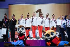 Bakıda keçirilən “Bədii gimnastika üzrə Avropa kuboku”nun üçüncü günündə qaliblər məlum olub (FOTO)