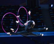 Bakıda “Bədii gimnastika üzrə Avropa kuboku”nun üçüncü günü start götürüb (FOTO)