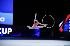 Bakıda keçirilən bədii gimnastika üzrə Avropa kubokunun üçüncü günündə növbəti qaliblər mükafatlandırılıb (FOTO)