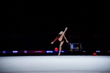 Bakıda keçirilən bədii gimnastika üzrə Avropa kubokunun üçüncü günündə növbəti qaliblər mükafatlandırılıb (FOTO)