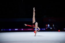 Bakıda keçirilən bədii gimnastika üzrə Avropa kubokunun üçüncü günündə növbəti qaliblər mükafatlandırılıb (FOTO)