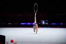 Bakıda keçirilən bədii gimnastika üzrə Avropa kubokunun üçüncü günündə növbəti qaliblər mükafatlandırılıb (FOTO)