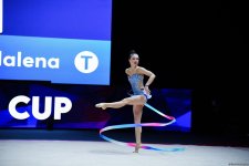 Bakıda keçirilən bədii gimnastika üzrə Avropa kubokunun üçüncü günündə növbəti qaliblər mükafatlandırılıb (FOTO)