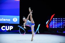 Bakıda keçirilən bədii gimnastika üzrə Avropa kubokunun üçüncü günündə növbəti qaliblər mükafatlandırılıb (FOTO)