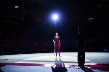 Bakıda keçirilən bədii gimnastika üzrə Avropa kubokunun üçüncü günündə növbəti qaliblər mükafatlandırılıb (FOTO)