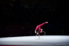 Bakıda keçirilən bədii gimnastika üzrə Avropa kubokunun üçüncü günündə növbəti qaliblər mükafatlandırılıb (FOTO)
