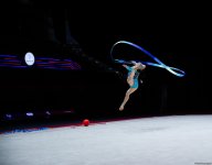 Bakıda keçirilən bədii gimnastika üzrə Avropa kubokunun üçüncü günündə növbəti qaliblər mükafatlandırılıb (FOTO)