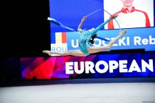 Bakıda keçirilən bədii gimnastika üzrə Avropa kubokunun üçüncü günündə növbəti qaliblər mükafatlandırılıb (FOTO)