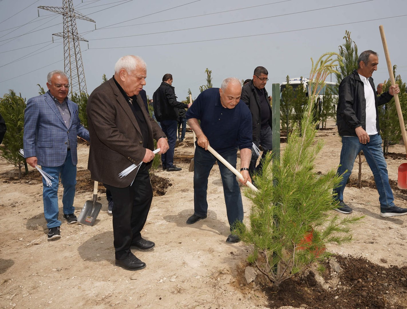 Ümummilli lider Heydər Əliyevin doğum günü münasibətilə ağacəkmə tədbiri keçirilib (FOTO)