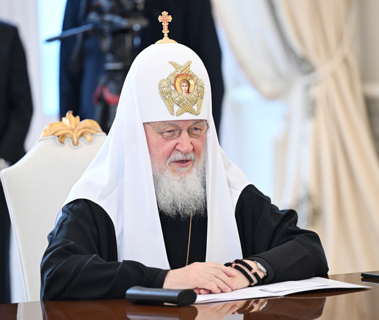Prezident İlham Əliyev və Birinci xanım Mehriban Əliyevа Moskvanın və Bütün Rusiyanın Patriarxı Kirill ilə görüşüblər (FOTO/VİDEO) (YENİLƏNİB)