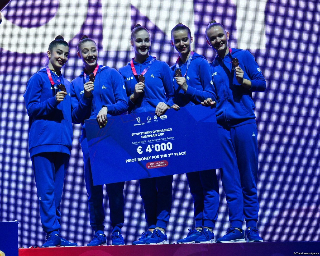 Azərbaycan komandası bədii gimnastika üzrə Avropa Kubokunda bürünc medal qazandı (FOTO)