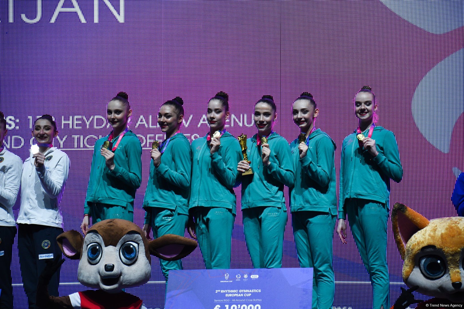 Azərbaycan komandası bədii gimnastika üzrə Avropa Kubokunda bürünc medal qazandı (FOTO)