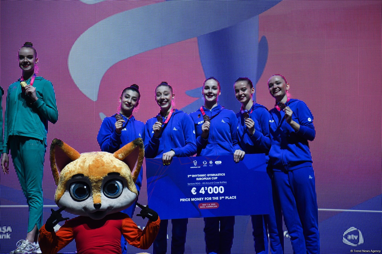 Azərbaycan komandası bədii gimnastika üzrə Avropa Kubokunda bürünc medal qazandı (FOTO)