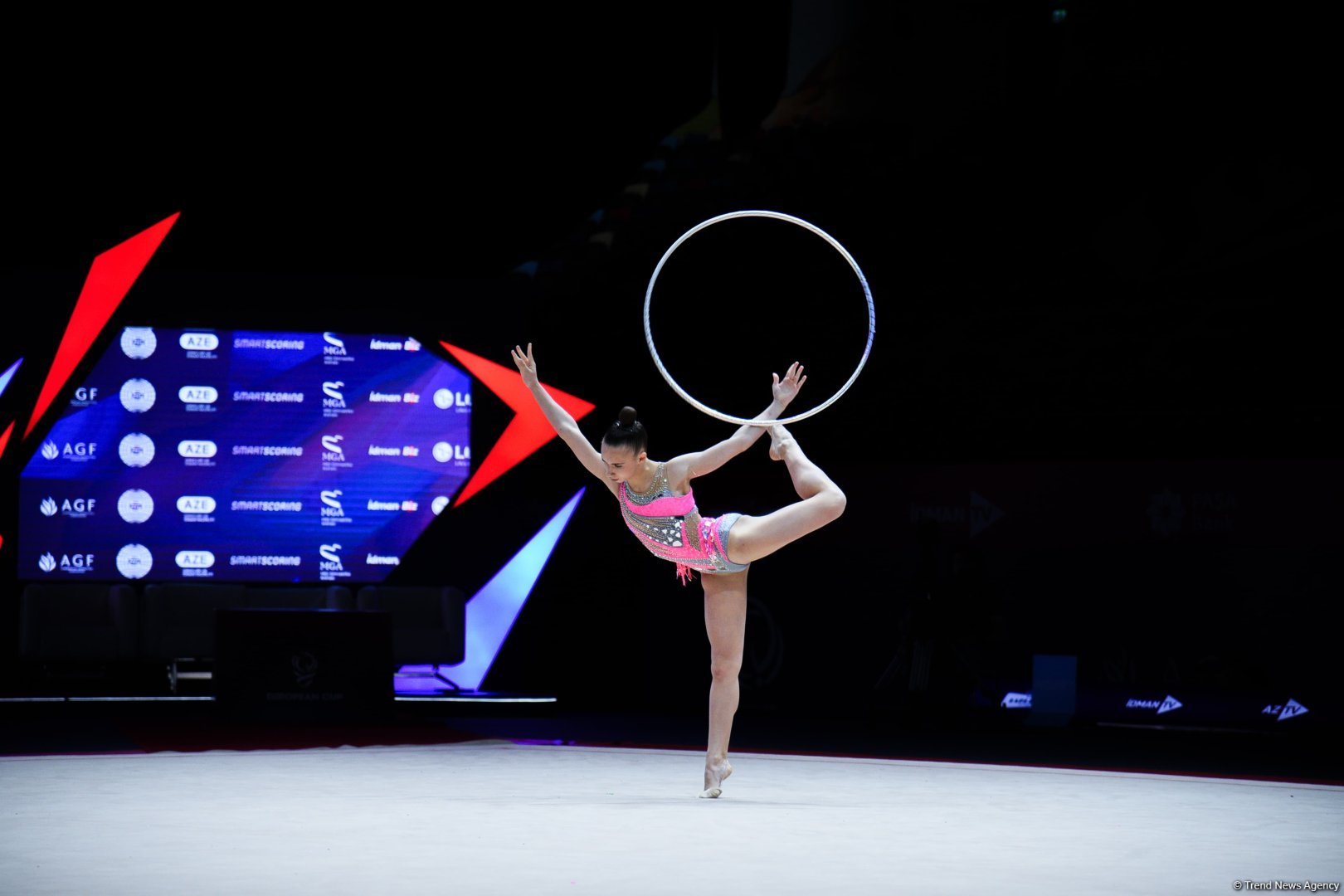 Bakıda keçirilən bədii gimnastika üzrə Avropa kubokunun üçüncü günündə növbəti qaliblər mükafatlandırılıb (FOTO)