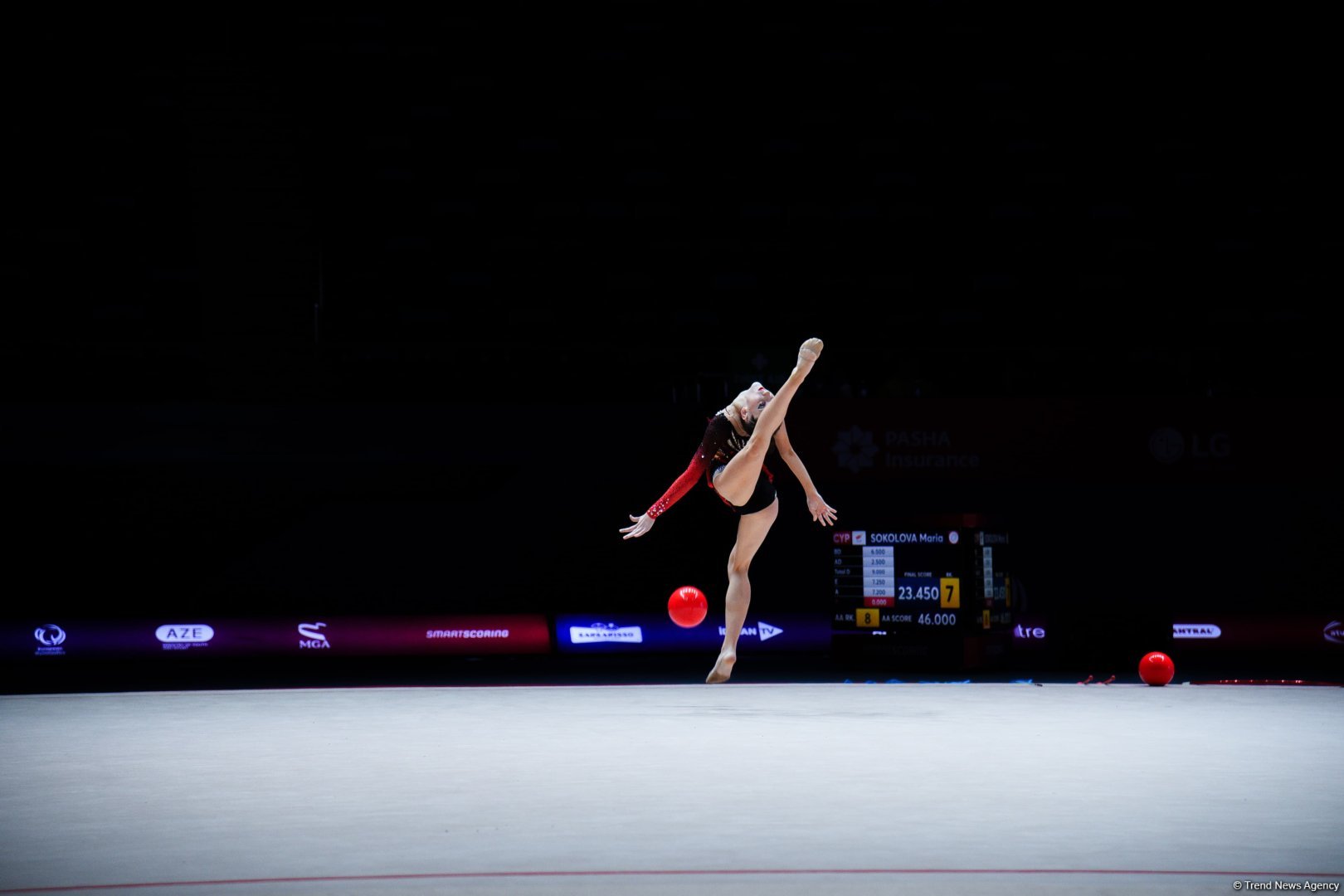 Bakıda keçirilən bədii gimnastika üzrə Avropa kubokunun üçüncü günündə növbəti qaliblər mükafatlandırılıb (FOTO)