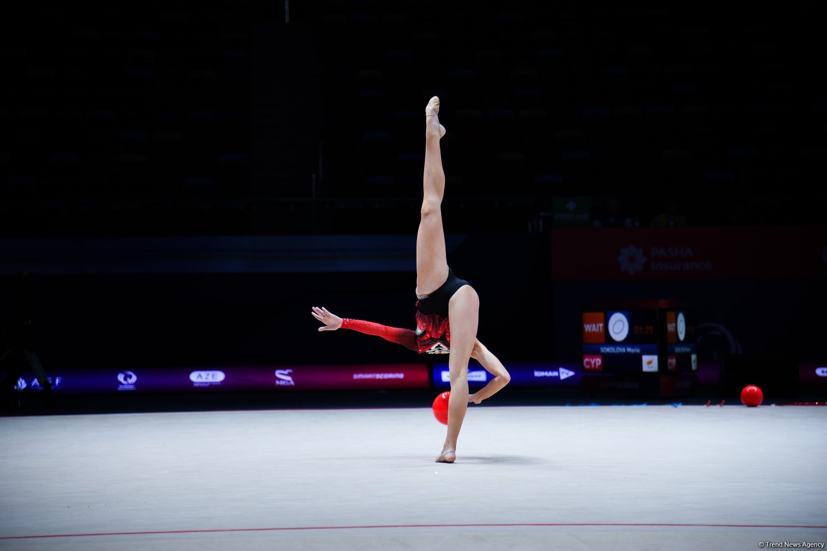 Bakıda keçirilən bədii gimnastika üzrə Avropa kubokunun üçüncü günündə növbəti qaliblər mükafatlandırılıb (FOTO)