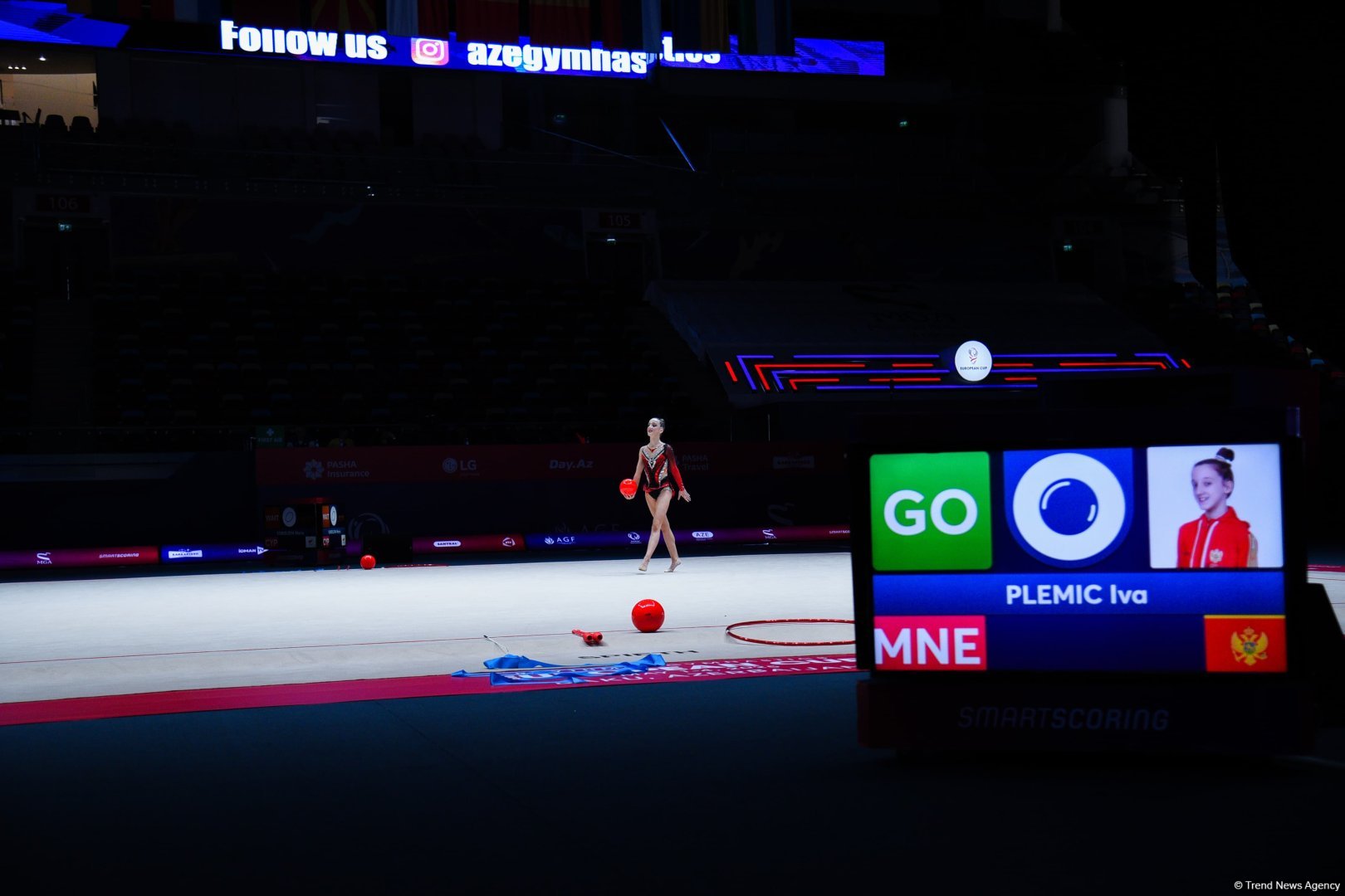 Bakıda keçirilən bədii gimnastika üzrə Avropa kubokunun üçüncü günündə növbəti qaliblər mükafatlandırılıb (FOTO)