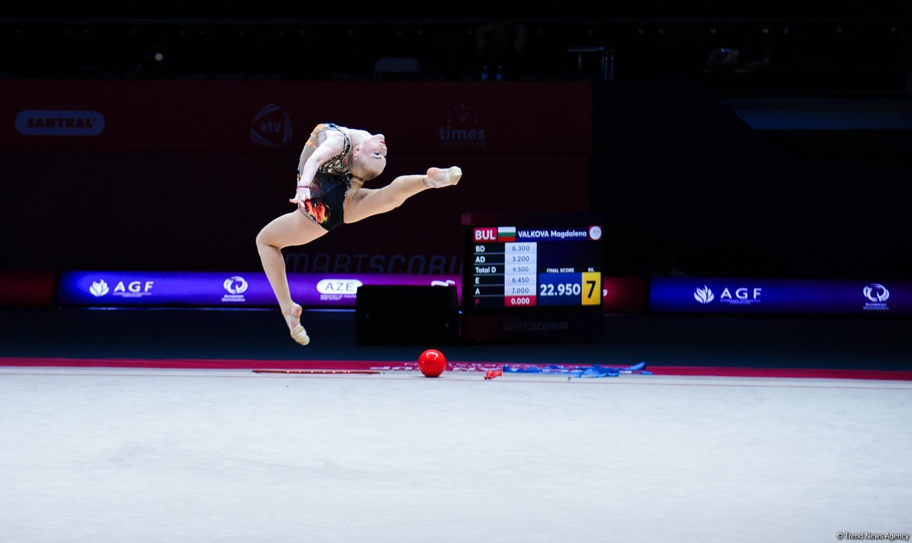 Bakıda keçirilən bədii gimnastika üzrə Avropa kubokunun üçüncü günündə növbəti qaliblər mükafatlandırılıb (FOTO)