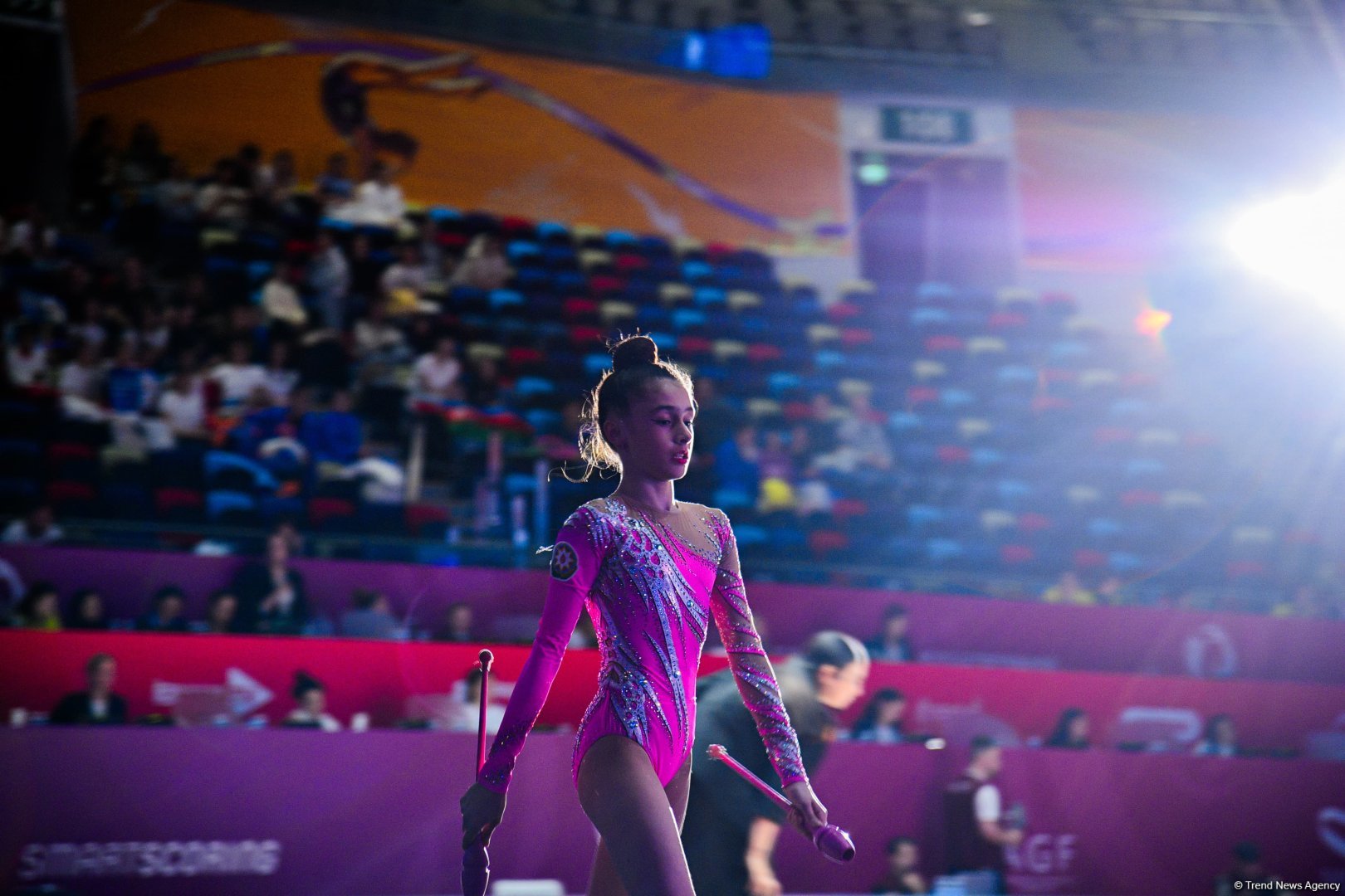 Bakıda keçirilən bədii gimnastika üzrə Avropa kubokunun üçüncü günündə növbəti qaliblər mükafatlandırılıb (FOTO)